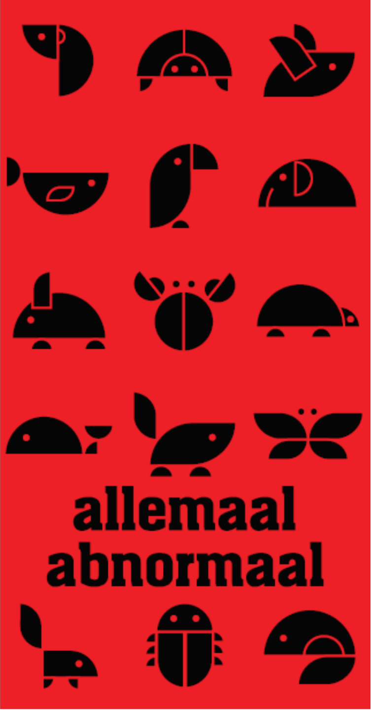 Jaarthemaposter 2017–2018: Allemaal abnormaal