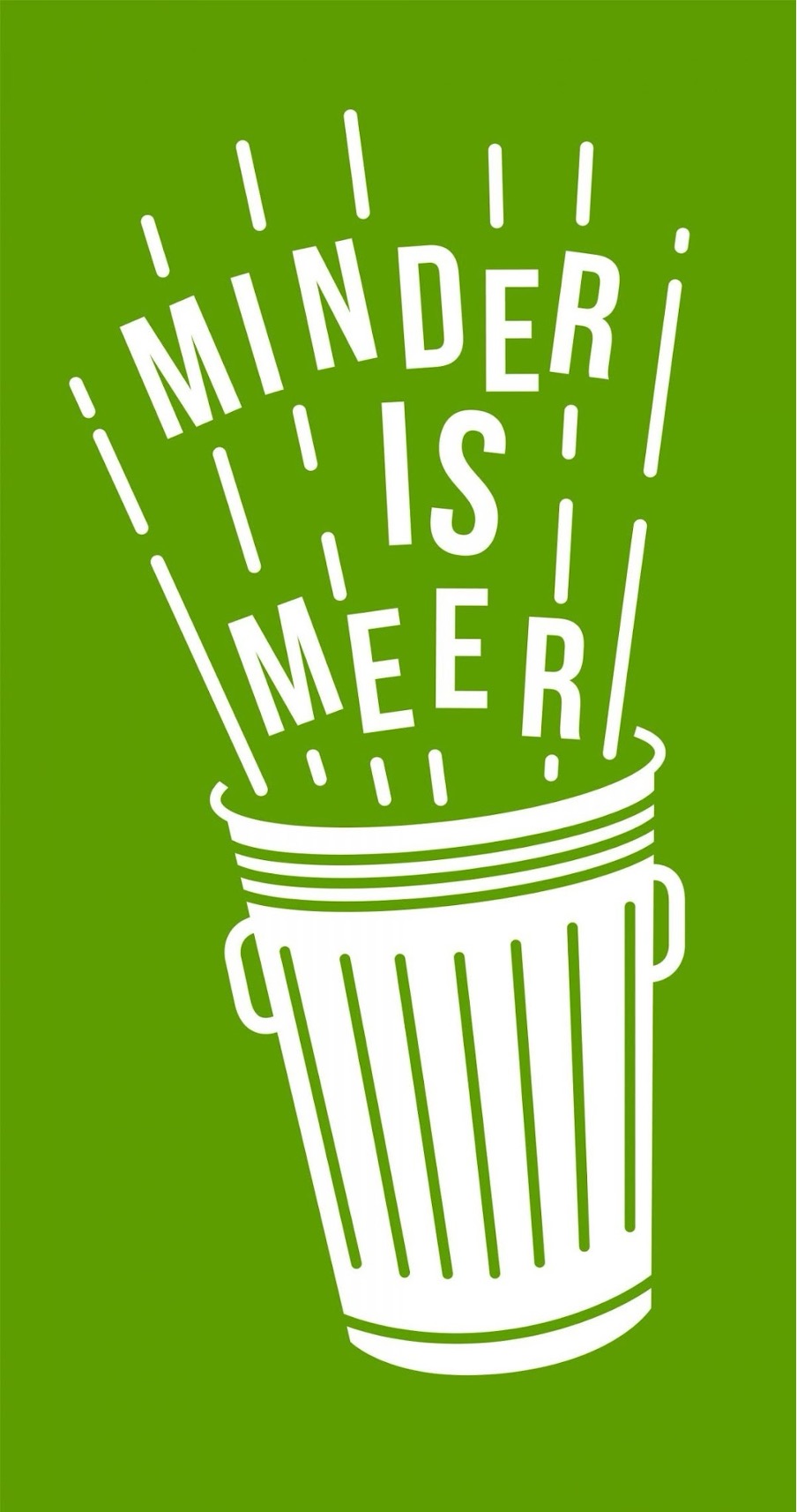 Jaarthemaposter 2018–2019: Minder is meer
